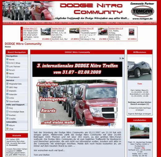 Bild: 3. internationale Dodge Nitro Treffen