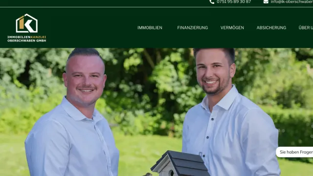 Bild: Immobilienkanzlei Oberschwaben GmbH - Ihr Immobilienmakler Weingarten mit regionaler Stärke