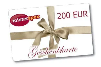 Bild: Geschenkgutscheine für Brillen neu im Sortiment von Mister Spex