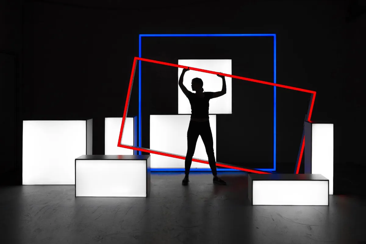 Ob als Messetheke, Tresen oder Raumteiler – der LED Counter von Modulap überzeugen.