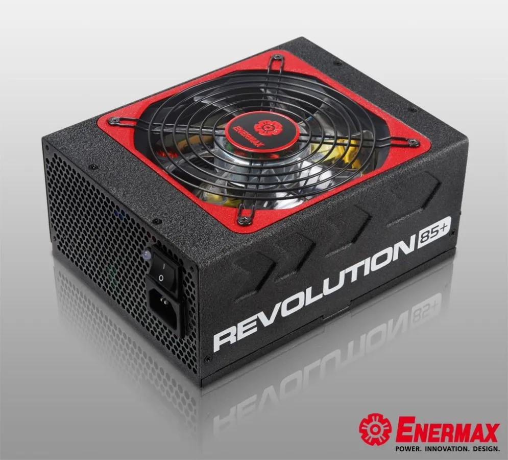 ENERMAX Revolution85+ mit 850/950/1050/1250 Watt und dem 80PLUS SILVER Zertifikat