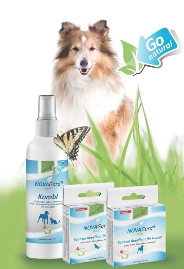 Natürliches Zeckenmittel für Hund und Katze von NOVAGARD