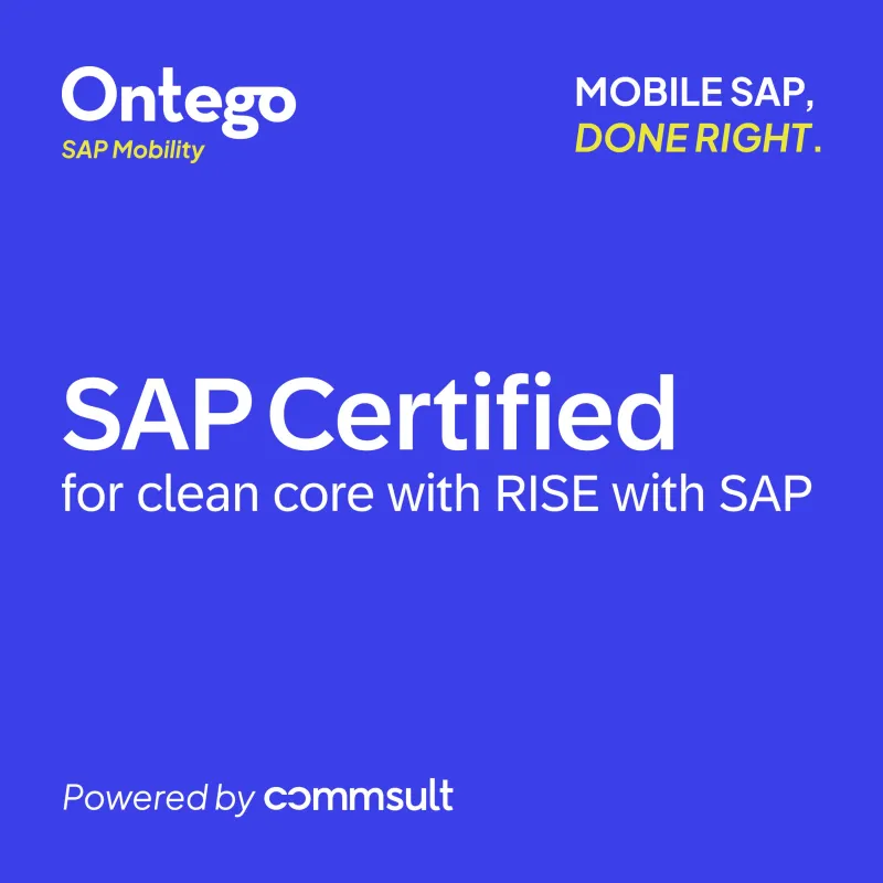 Ontego von commsult AG ist jetzt für Clean Core mit SAP zertifiziert. (© commsult AG)