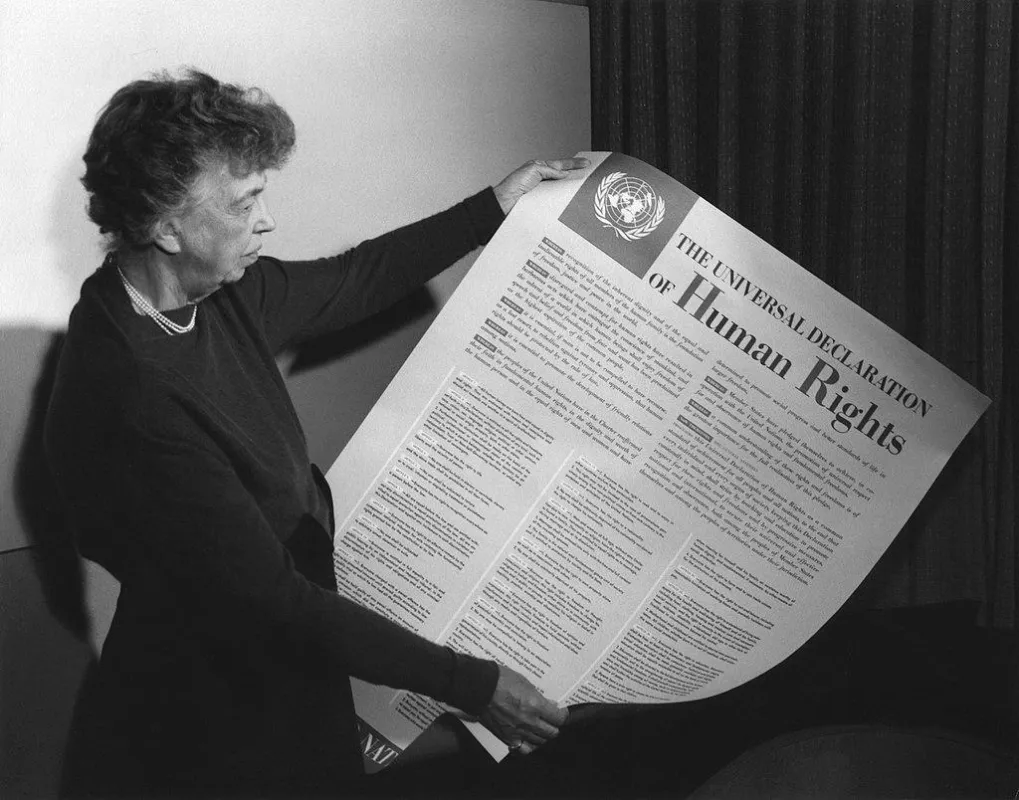 Eleanor Roosevelt 1948 - Foto: UNO