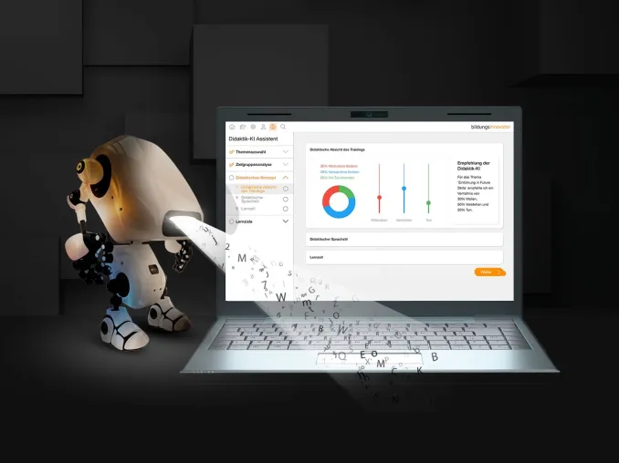 Mit einzigartiger Didaktik-KI E-Learnings effizienter erstellen Bild: Mit einzigartiger Didaktik-KI E-Learnings effizienter erstellen