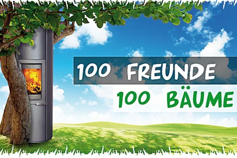 100 Freunde - 100 Bäume - Kaminbauer setzt sich für die Umwelt ein Bild: 100 Freunde - 100 Bäume - Kaminbauer setzt sich für die Umwelt ein