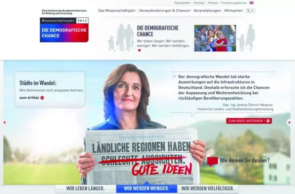 Bild: Pixelpark setzt auch Wissenschaftsjahr 2013 in Szene