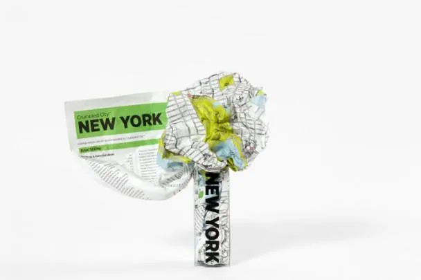Bild: Crumpled City Maps - zerknüllen, einstecken, immer dabei!