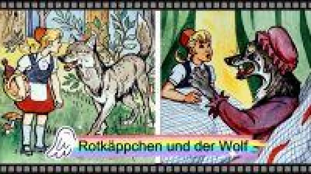 Rotkäppchen und der böse Wolf - kurzes Video aus Bildern von einem DEFA Color-Bildband