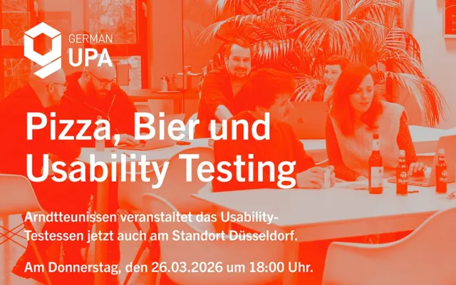 Bild: Arndtteunissen lädt zum Usability-Testessen – Innovative UX-Praxis trifft auf Austausch und Networking