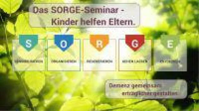 Bild: Kinder helfen Eltern bei Demenzerkrankung.