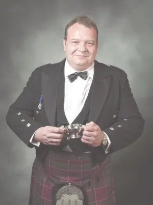 Bild: Andrea Caminneci wird „Keeper of the Quaich“