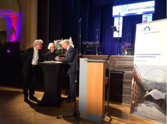 Bild: Preisverleihung Großer DAI Preis für Baukultur 2016 in Aschersleben