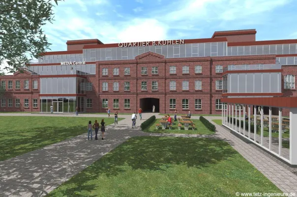 Bild: Quartier B. Kühlen bei Richtfest voll im Zeitplan