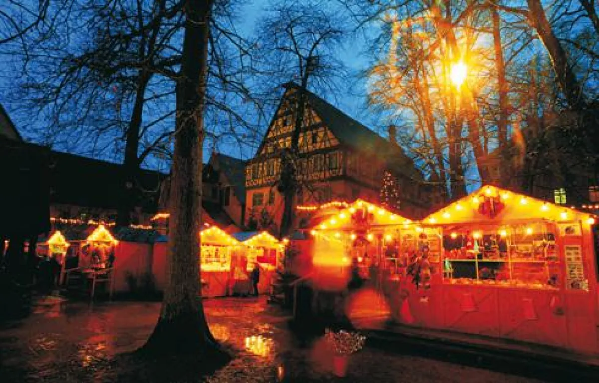 Auch der Weihnachtsmarkt in Dinkelsbühl hat viel zu bieten