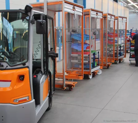 Bild: Hauni modernisiert Produktionslogistik in SAP