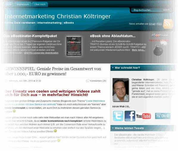 Bild: Hochwertige Internetmarketing Infos, Tipps & Tricks