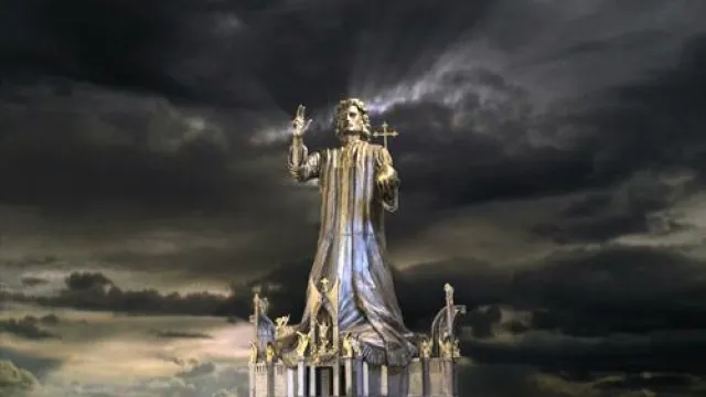 Bild: Die Christus Statue als Christus Dom