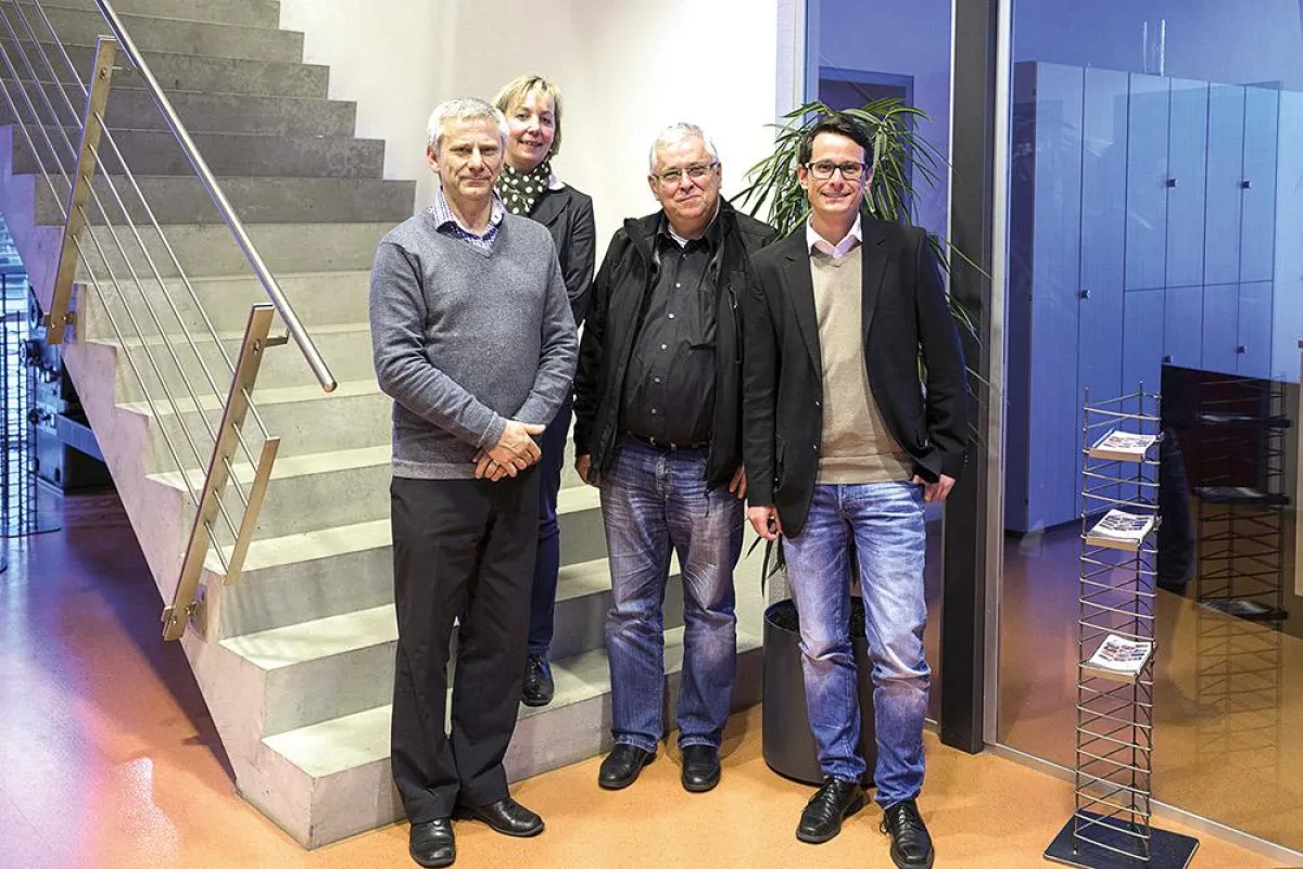 v. l.: Jaroslav Markvart (Geschäftsführer Wöhler Bohemia S.R.O.), Dr. Katrin Wöhler (Wöhler Holding