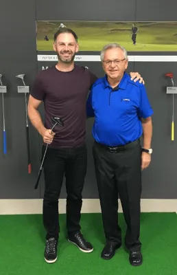 Gleich und doch verschieden: Zweiter KRAMSKI Putter HPP 326 TP für Paul Waring Bild: Gleich und doch verschieden: Zweiter KRAMSKI Putter HPP 326 TP für Paul Waring