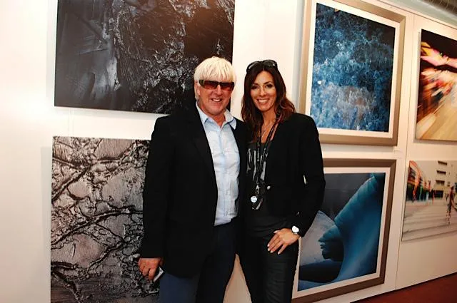 Bild: Dietmar Baum & Tini Papamichalis bei der Eröffnung der Galerie23