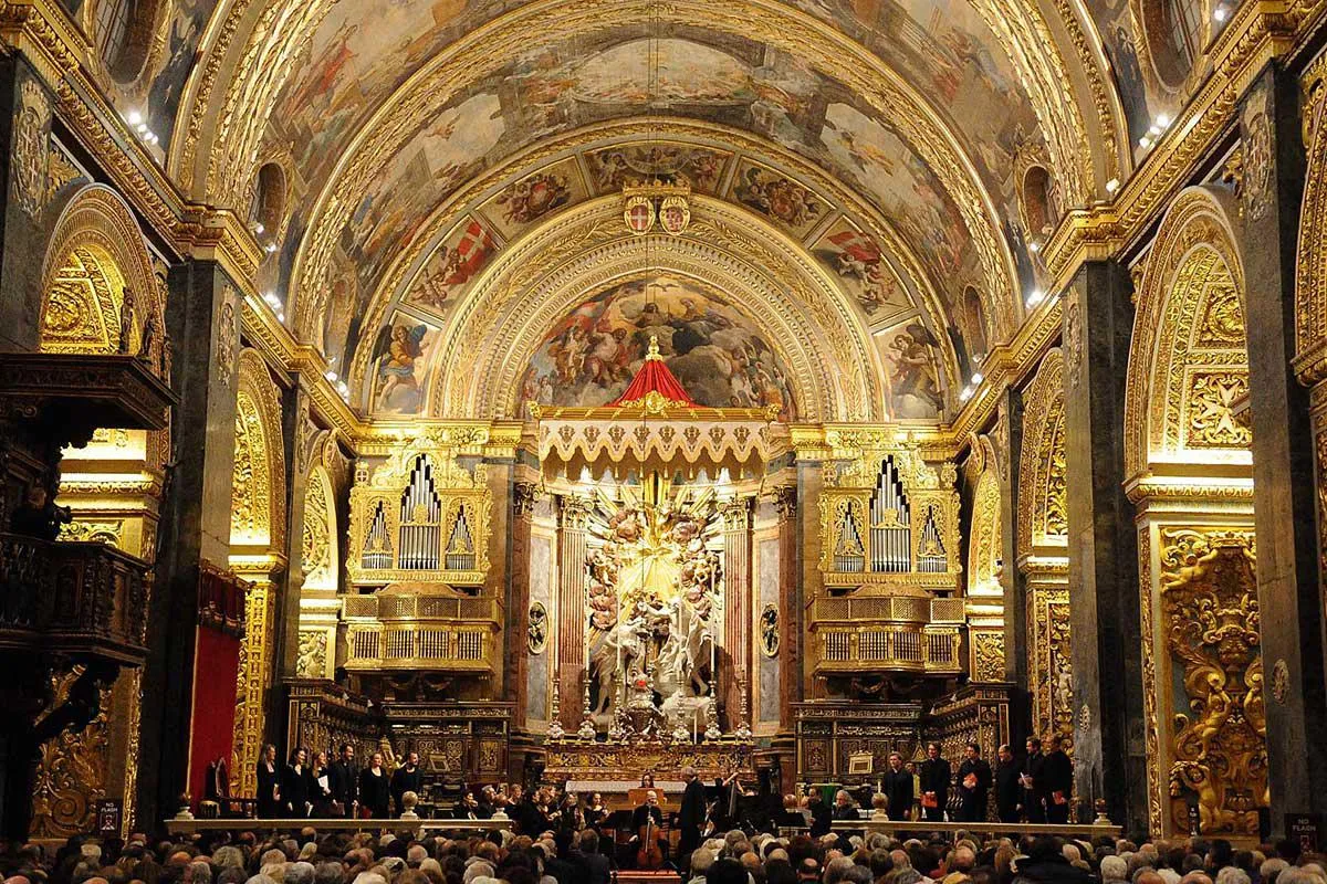 Prunkvolle Kulisse: Die St. John‘s Co-Kathedrale in Valletta