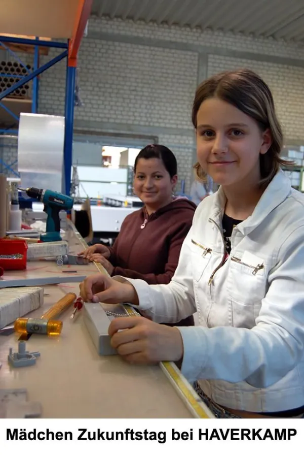 Mädchen Zukunftstag bei HAVERKAMP