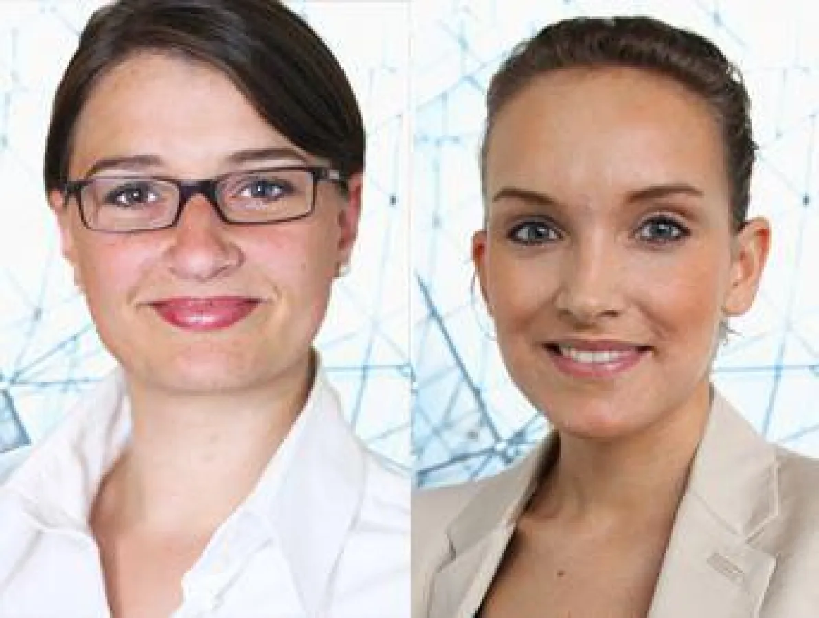 Alexandra Beck und Wiebke Rettschlag neu in der AXICA