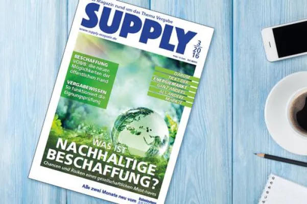 Bild: SUPPLY Magazin Nr. 3 – Schwerpunktthema Nachhaltige Beschaffung