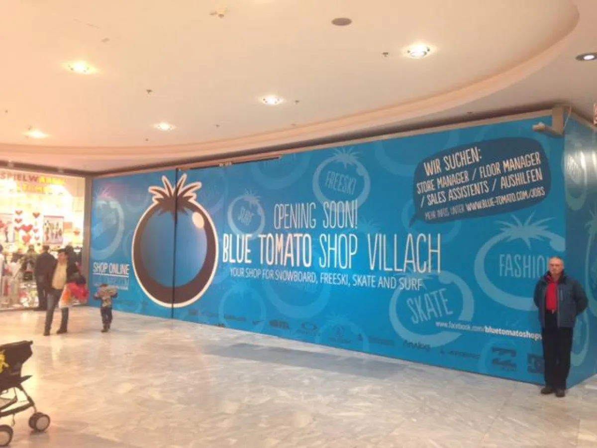 Eröffnung Blue Tomato Shop Villach