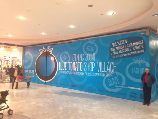 Villach sieht blau Bild: Villach sieht blau