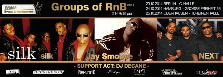 Bild: Akkreditierung: Groups of RnB Tour - Berlin, Hamburg, Oberhausen
