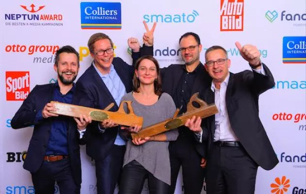 Bild: Agentur GUD Grüner und Deutscher großer Gewinner des NEPTUN Awards