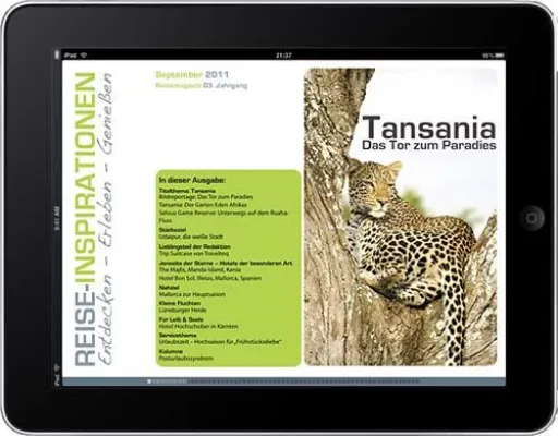 Bild: Reisemagazin iPad App mit verbesserten Funktionen und neuen Inhalten