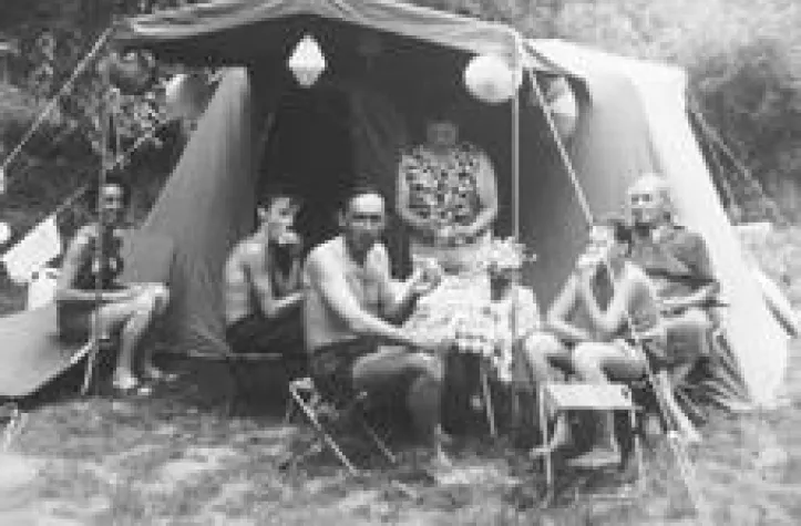 Bild: Camping in der Geschichte