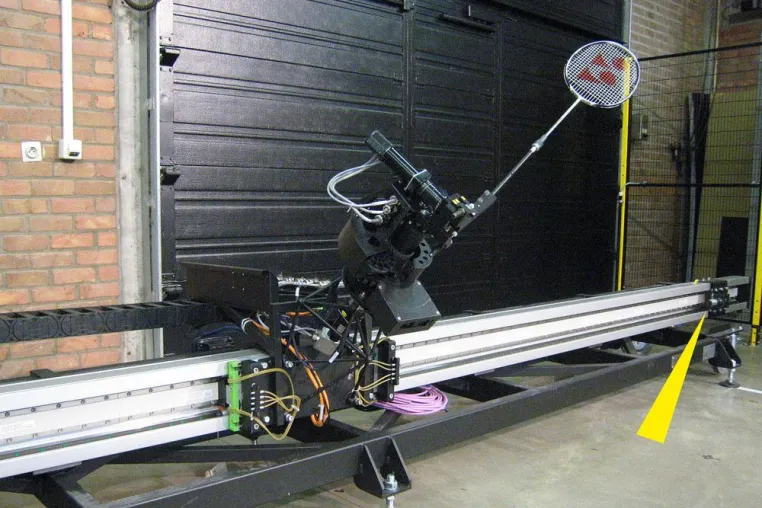 Schutz von ACE für Hightech-Badminton-Roboter Bild: Schutz von ACE für Hightech-Badminton-Roboter