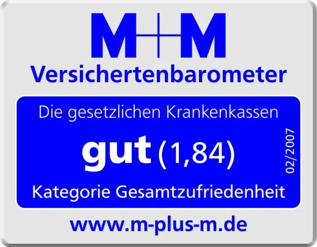 Bild: M+M Versichertenbarometer 2007