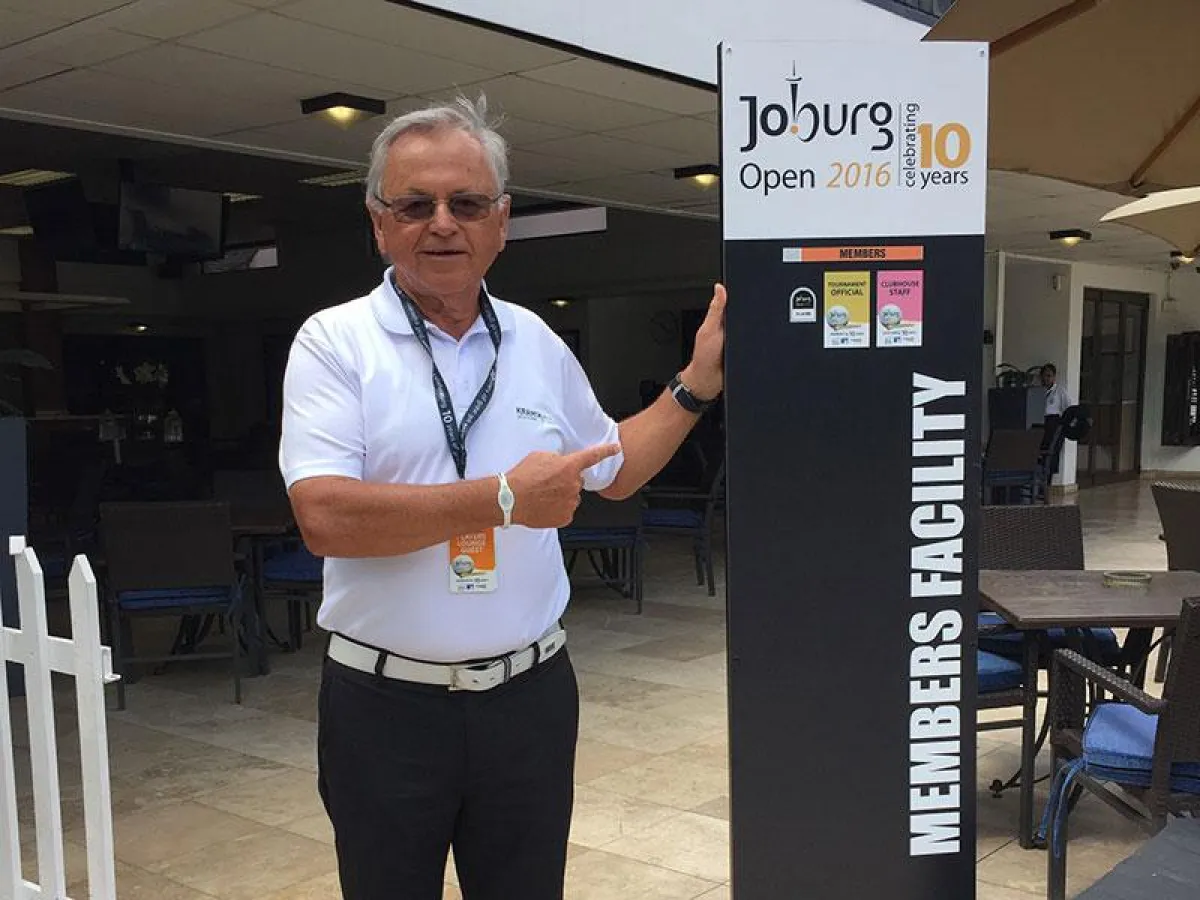 Wiestaw Kramski auf der Joburg Open 2016; Foto: Peter Ucko