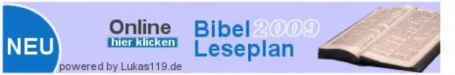 Bild: Lukas119.de startet den ersten deutschsprachigen interaktiven online Bibelleseplan