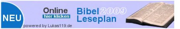 Bild: Lukas119.de startet den ersten deutschsprachigen interaktiven online Bibelleseplan