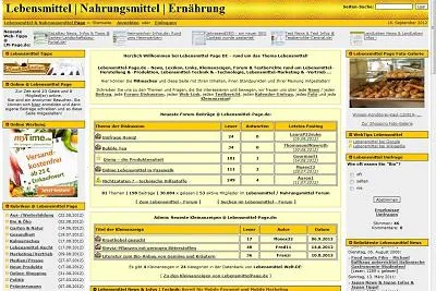 Bild: Relaunch vom LebensmittelPortal Lebensmittel-Page.de erfolgreich