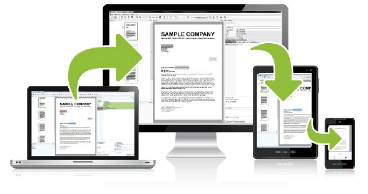 Das ecoDMS Archiv für den PC, Laptop, Browser, das Tablet und Smartphone