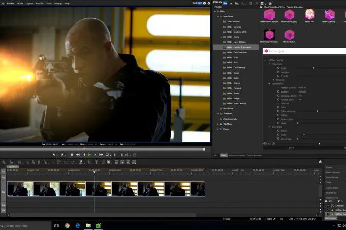 HitFilm Ignite erweitert Videoschnitt-Software um Effektfilter und Freistell-Werkzeuge Bild: HitFilm Ignite erweitert Videoschnitt-Software um Effektfilter und Freistell-Werkzeuge