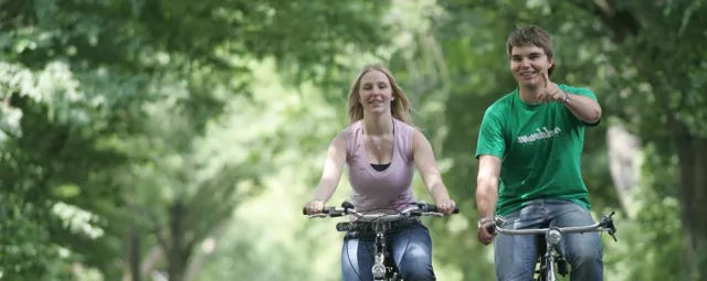 Bild: Aktion "Fahrrad statt Flieger" - entschleunigen im Urlaub