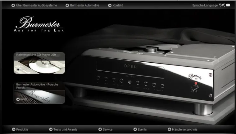 Bild: Burmester-Klangsystem vom Porsche Panamera in Szene gesetzt