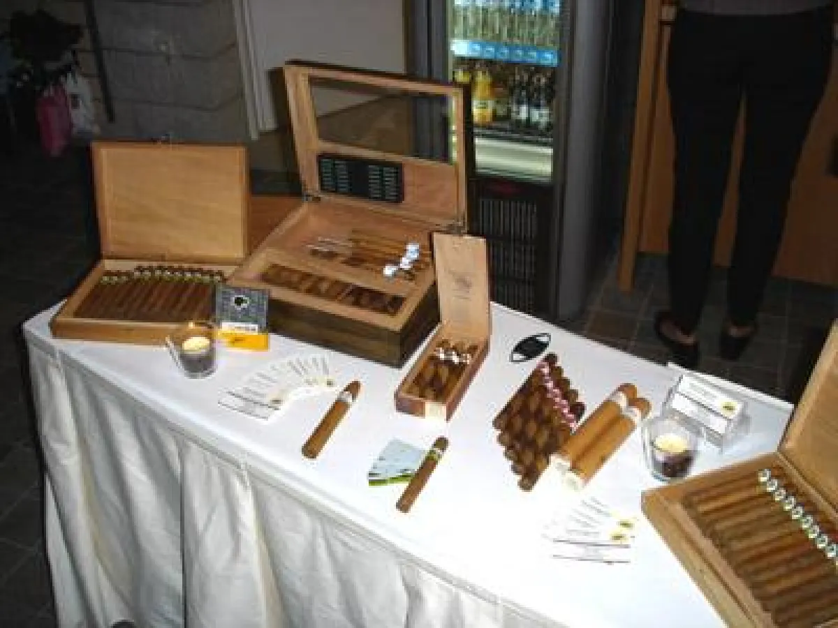 Promotionstand von StarkeZigarren in Warschau