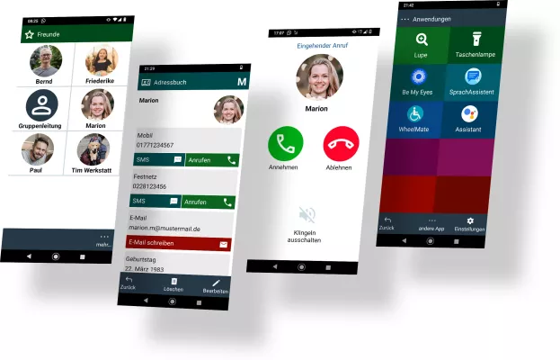 Digitale Teilhabe einfach gemacht: Ein Smartphone, das sich anpasst – nicht umgekehrt Bild: Digitale Teilhabe einfach gemacht: Ein Smartphone, das sich anpasst – nicht umgekehrt
