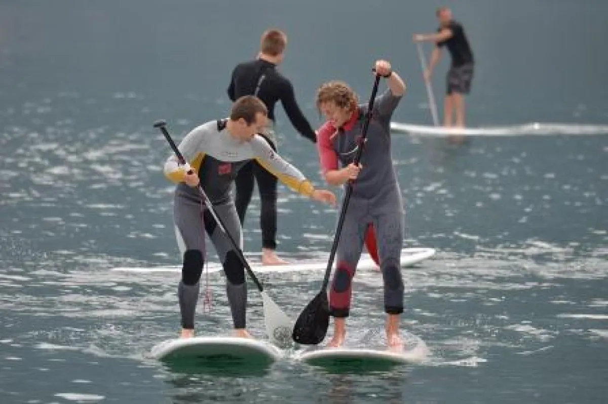 Stand-Up-Paddling am Gardasee