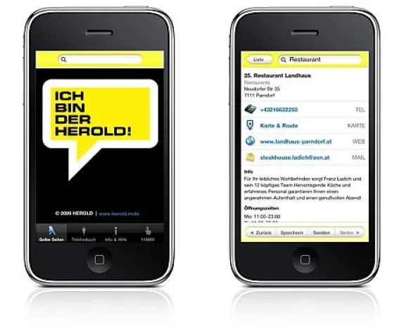 Bild: Telefonbuch & Gelbe Seiten mobil