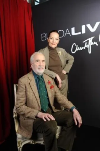 Bild: Weltstar Christopher Lee zu Gast bei BURDA LIVE